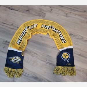 NHL Nashville Predators Loyal Legion Yellow Fringe Stadium Scarf